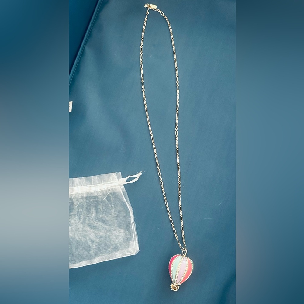 Kate Spade Up Up Away Hot Air Balloon Necklace